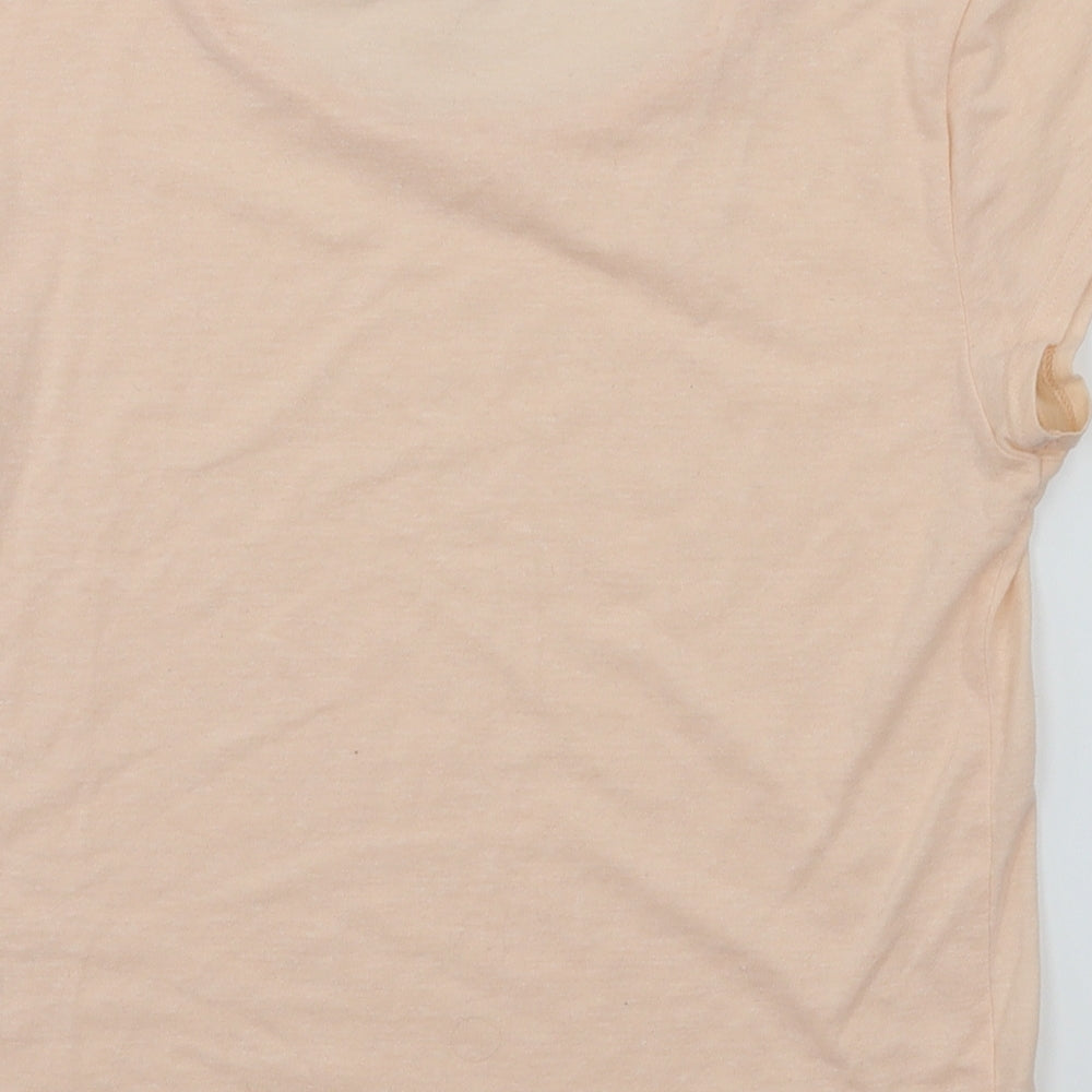 Miss Selfridge Womens Pink   Basic T-Shirt Size 8