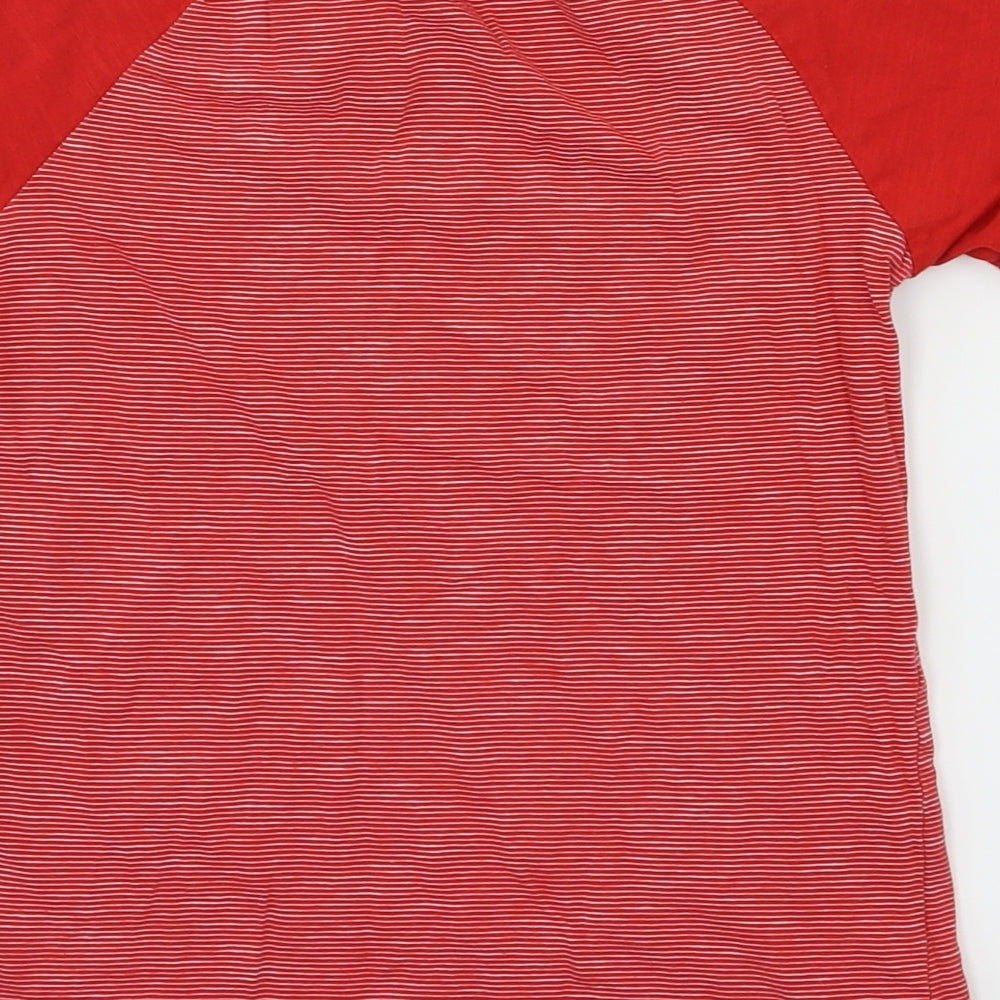 M&Co Boys Red   Basic T-Shirt Size 7-8 Years