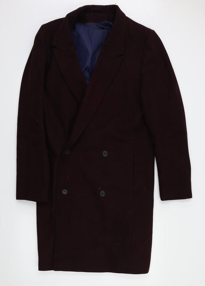 Preloved New Look Mens Red   Jacket Coat Size S - Front