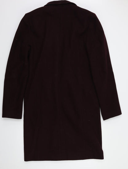 Preloved New Look Mens Red   Jacket Coat Size S - Back