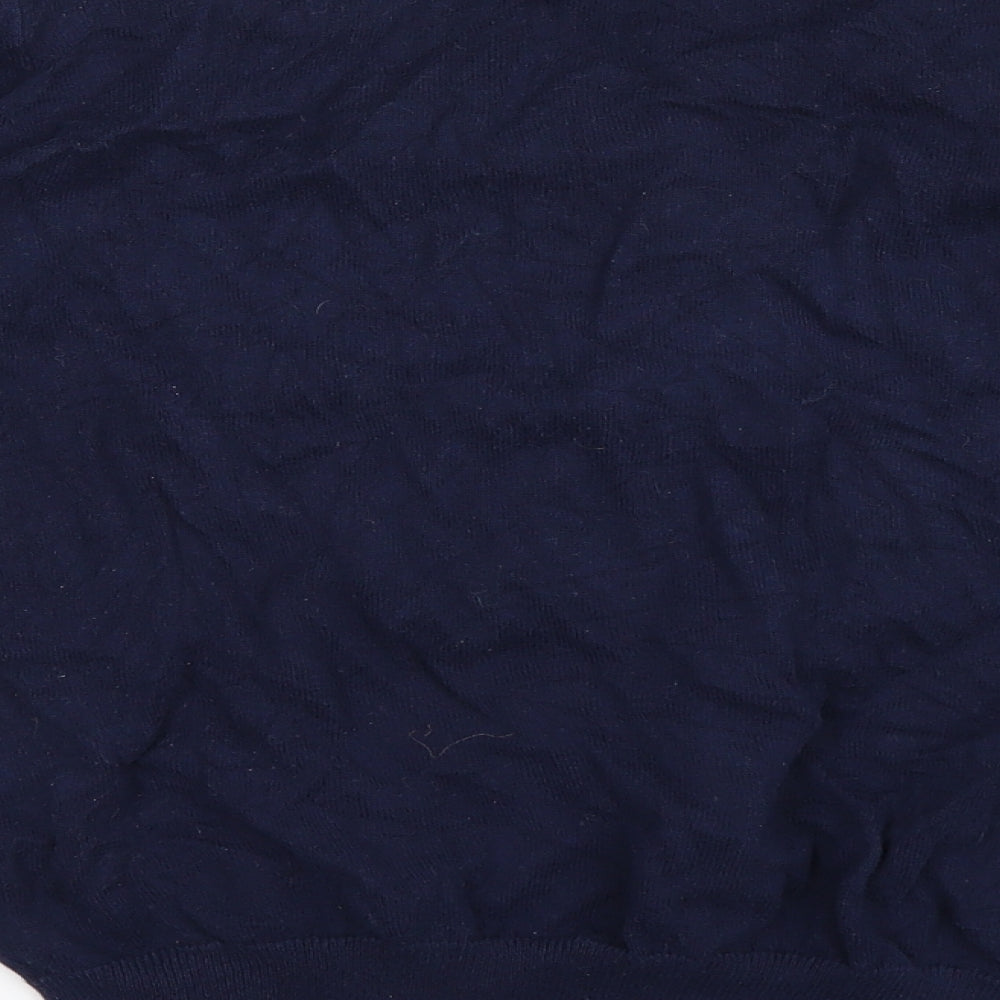 BHS Womens Blue  Knit Pullover Jumper Size 12  - Butterfly