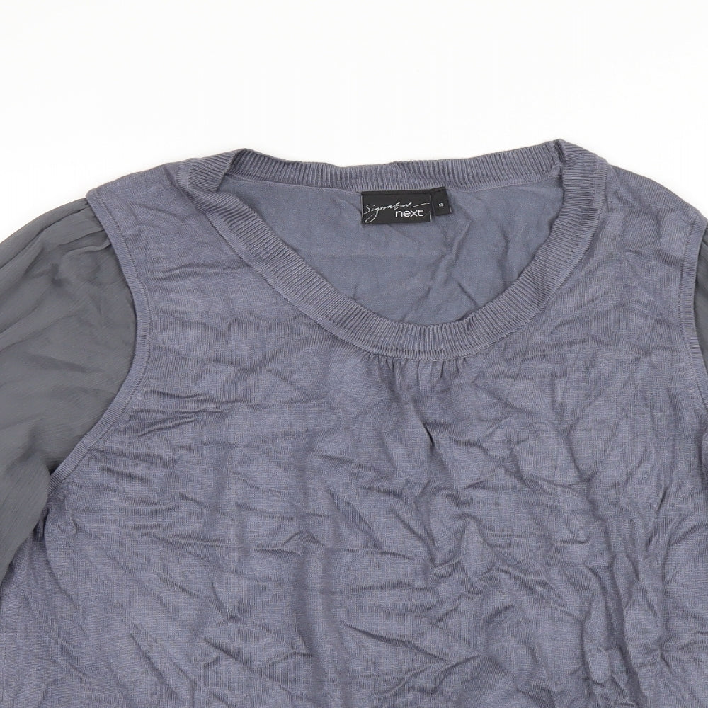 NEXT Womens Purple   Basic Blouse Size 18