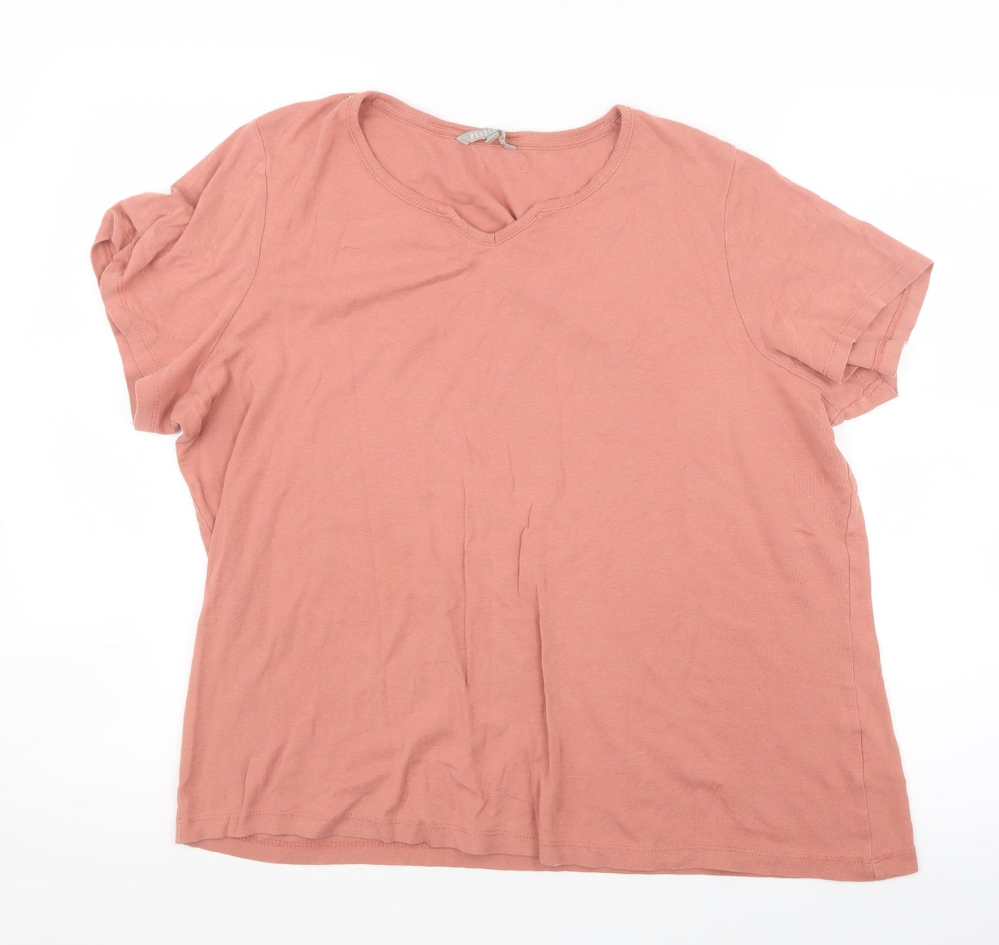 Pebble Bay Womens Pink   Basic T-Shirt Size 22