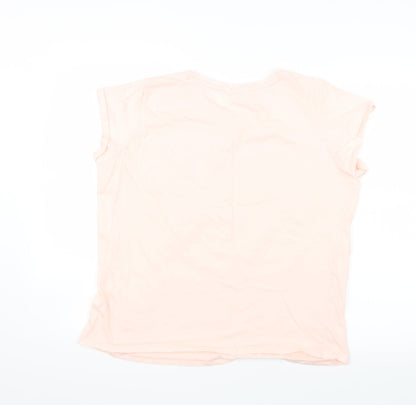 Preloved Pep&Co Womens Pink   Basic T-Shirt Size 16 - Back