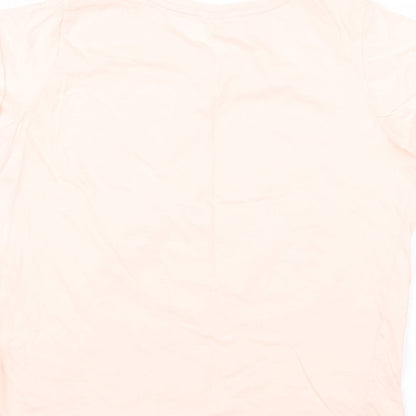 Preloved Pep&Co Womens Pink   Basic T-Shirt Size 16 - Label