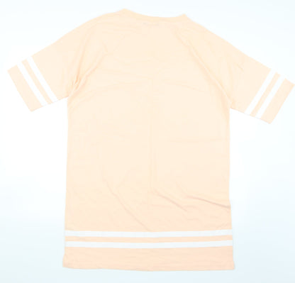 Back view of Atmosphere women’s orange shirt dress, size UK 14