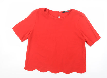 Preloved Atmosphere Womens Red   Basic Blouse Size 14 - Front