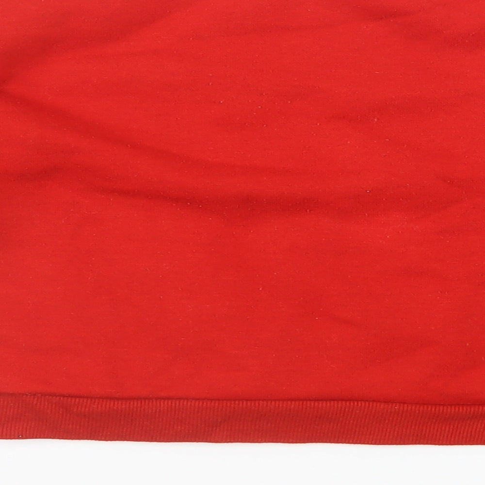 Primark Girls Red   Pullover Jumper Size 10-11 Years