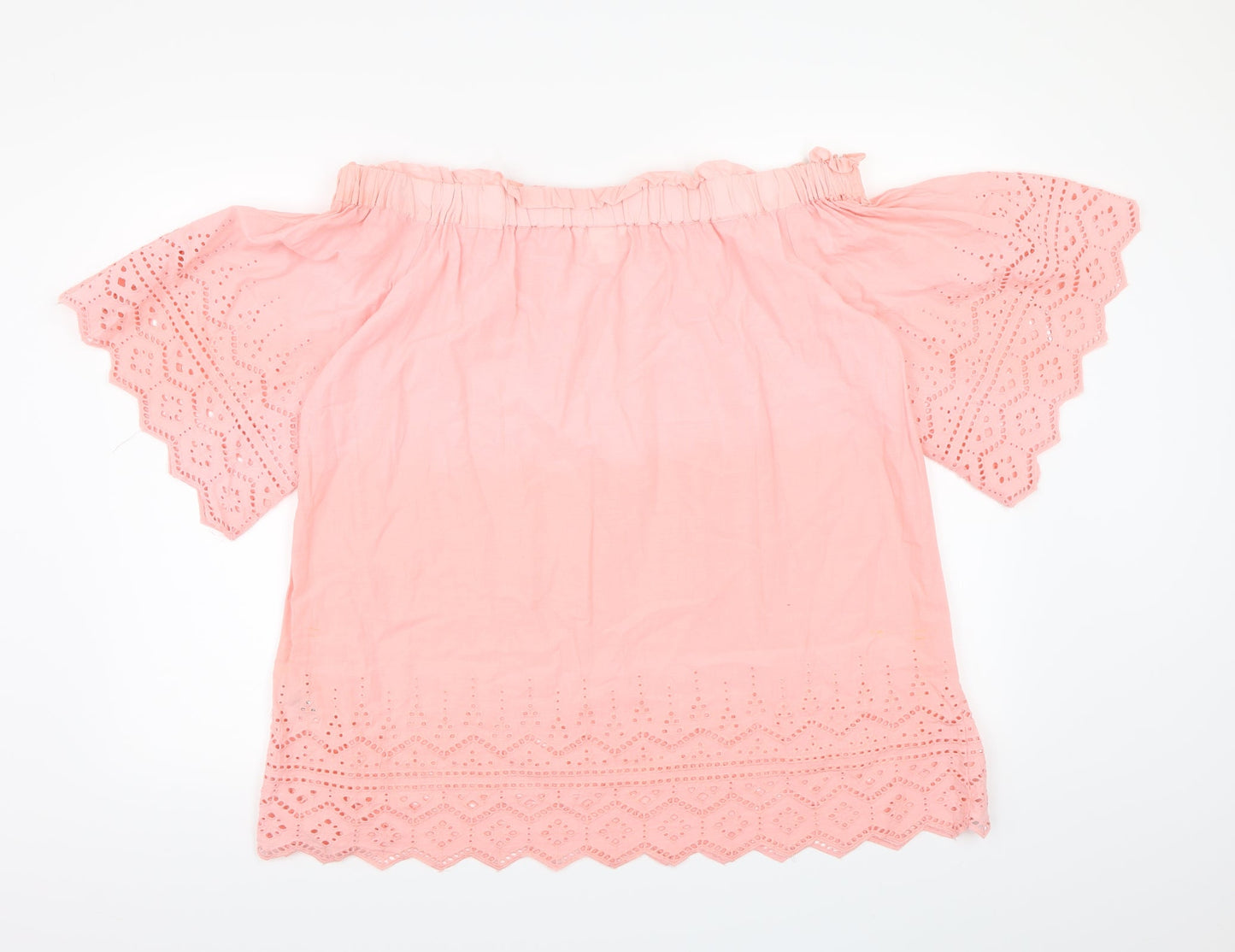 H&M Womens Pink   Basic Blouse Size 16