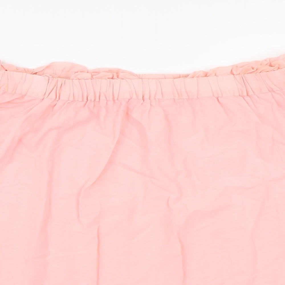 H&M Womens Pink   Basic Blouse Size 16