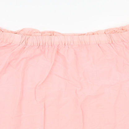 Preloved H&M Womens Pink   Basic Blouse Size 16 - Detail