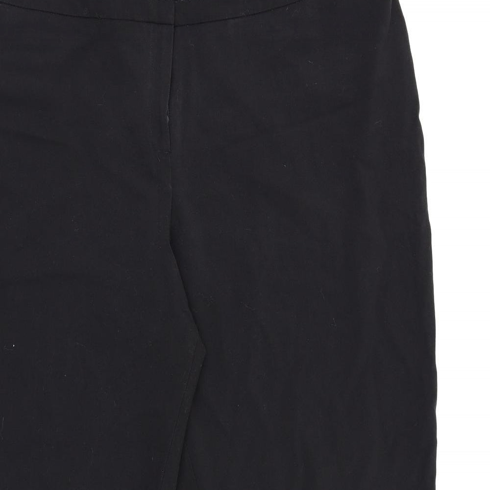 Debenhams Womens Black  Rayon Dress Pants Trousers Size 20 L27 in