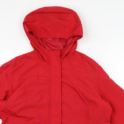 Preloved H&M Womens Red   Rain Coat Coat Size M - Detail