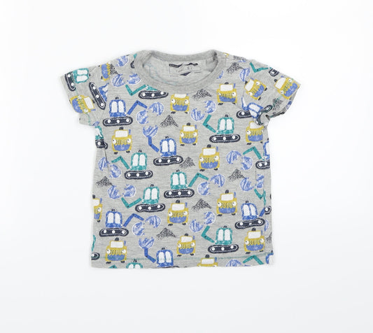 NEXT Boys Grey   Basic T-Shirt Size 12-18 Months