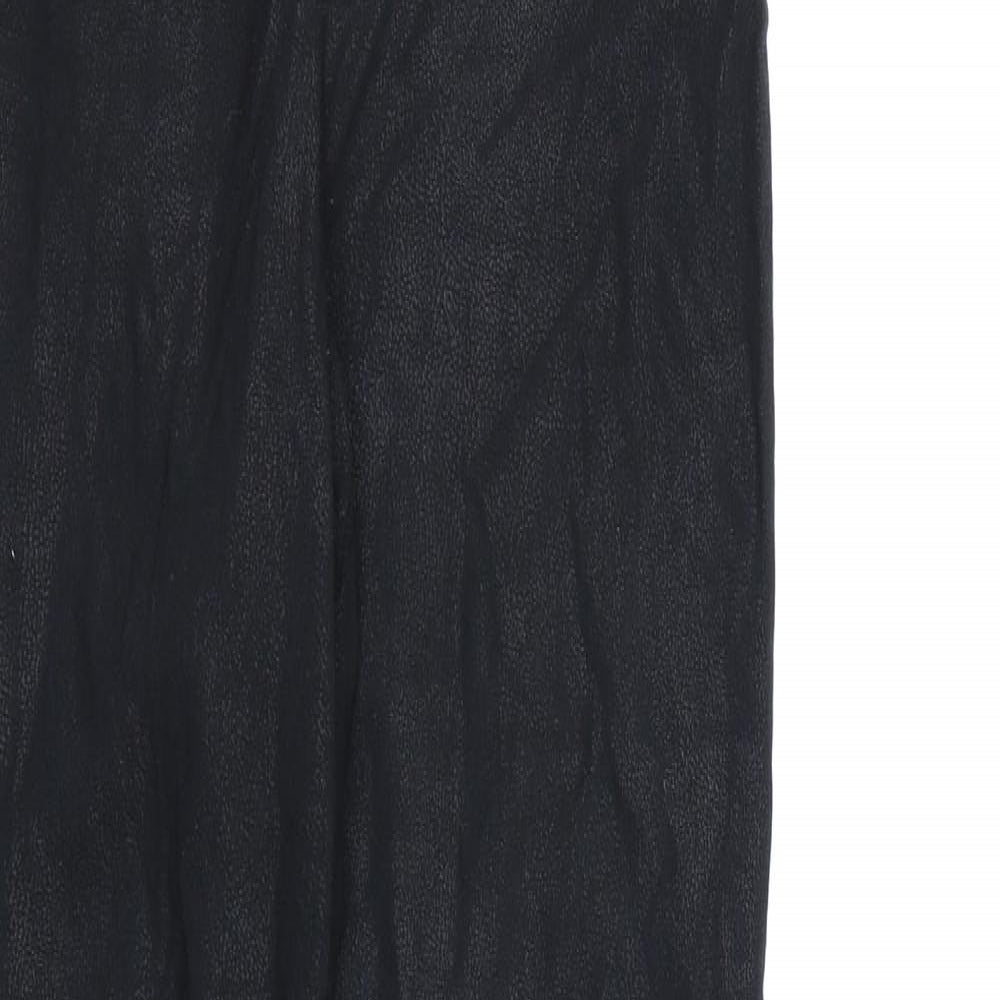 Papaya Womens Black   Pedal Pusher Leggings Size 8 L28 in