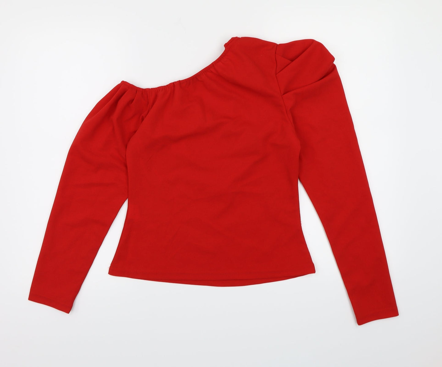 SHIEN Womens Red   Basic Blouse Size XS
