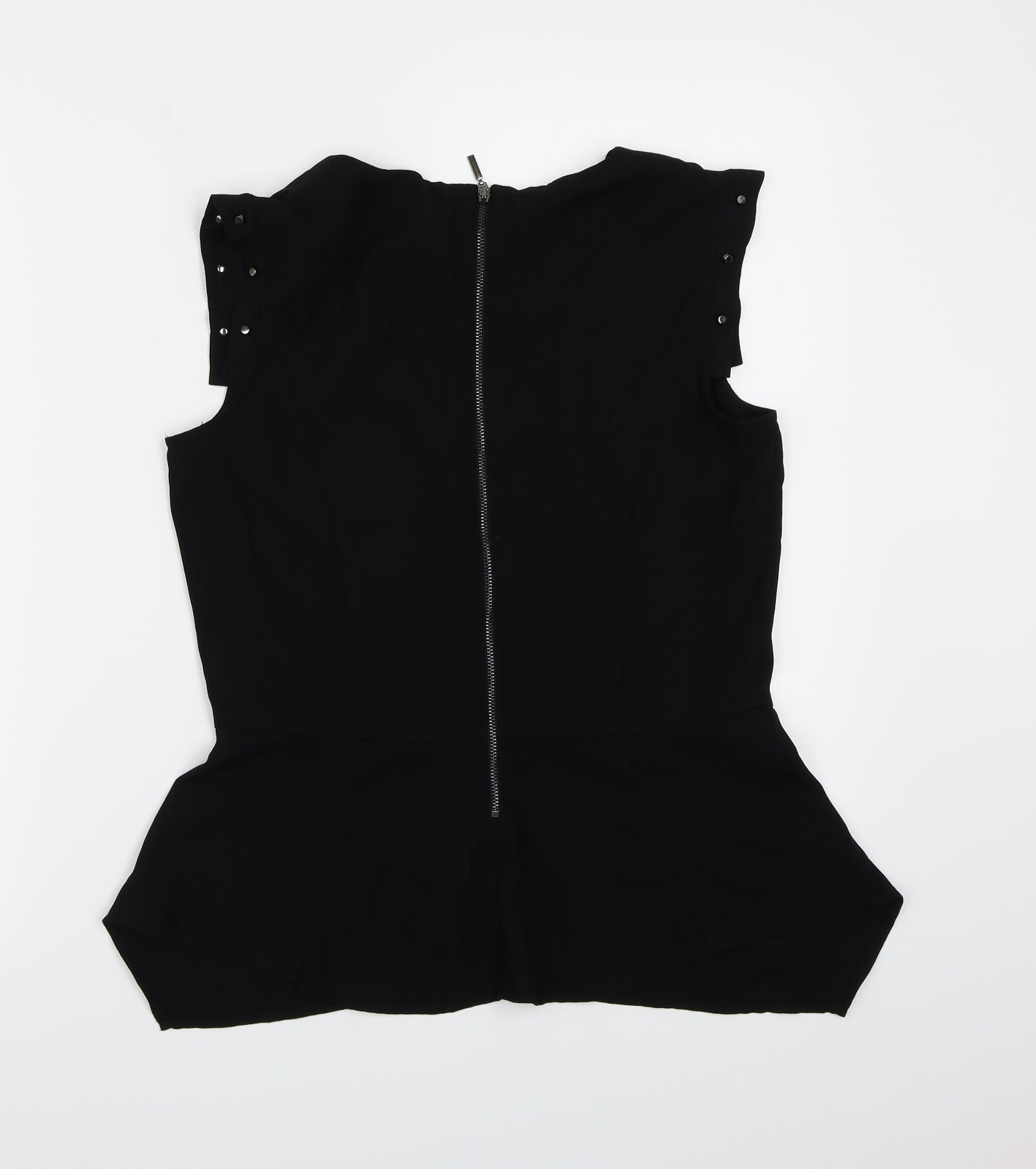 H&M Womens Black   Basic Blouse Size 10