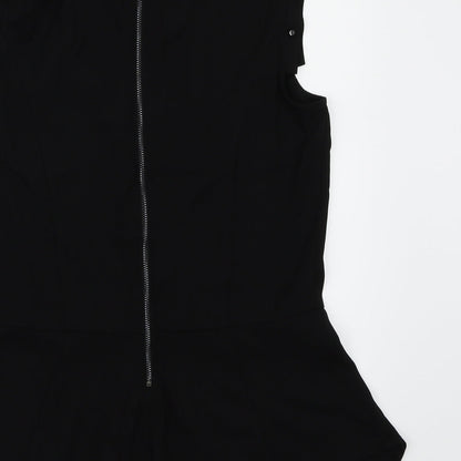 Preloved H&M Womens Black   Basic Blouse Size 10 - Label
