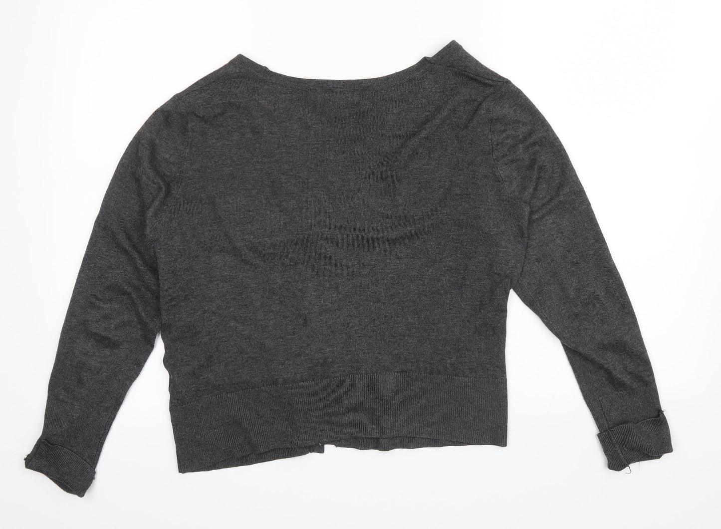 Primark Womens Grey   Cardigan Jumper Size M