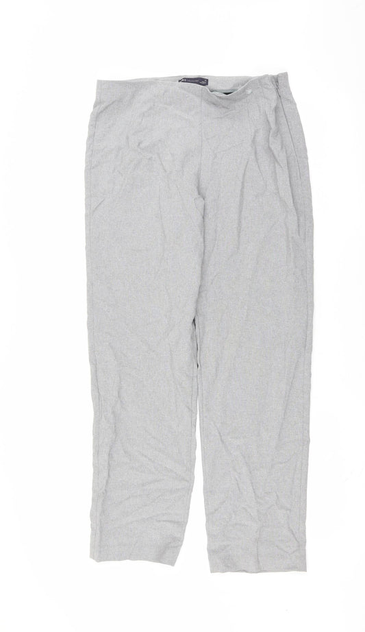 Marks and Spencer Womens Grey   Trousers  Size 12 L29 in