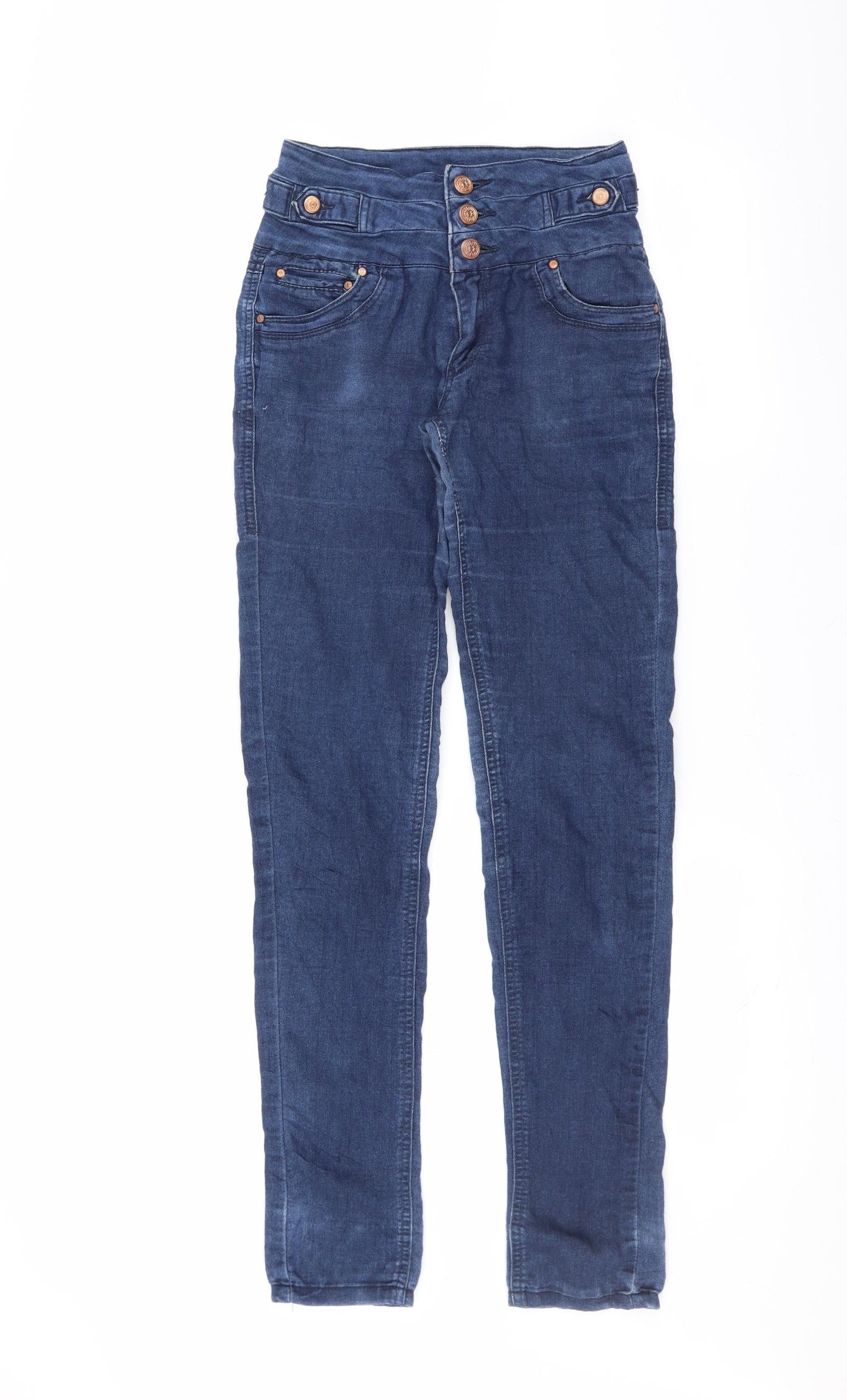 Primark Womens Blue  Denim Skinny Jeans Size 6 L31 in