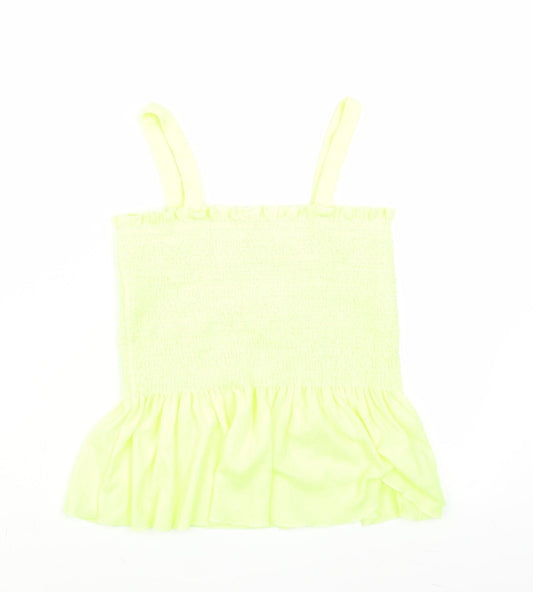 Zara Girls Yellow   Basic Blouse Size 13-14 Years
