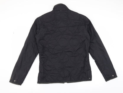Preloved Two Stoned Womens Black   Quilted Jacket Size M - Back