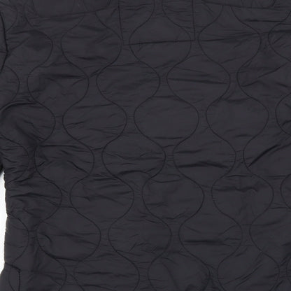Preloved Two Stoned Womens Black   Quilted Jacket Size M - Label