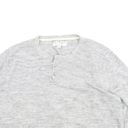 Preloved F&F Mens Grey   Pullover Jumper Size XL - Detail