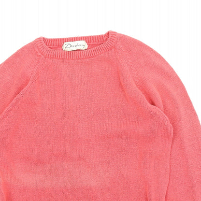 Preloved Dewberry Womens Pink   Pullover Jumper Size M - Detail