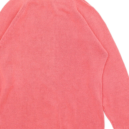 Preloved Dewberry Womens Pink   Pullover Jumper Size M - Label