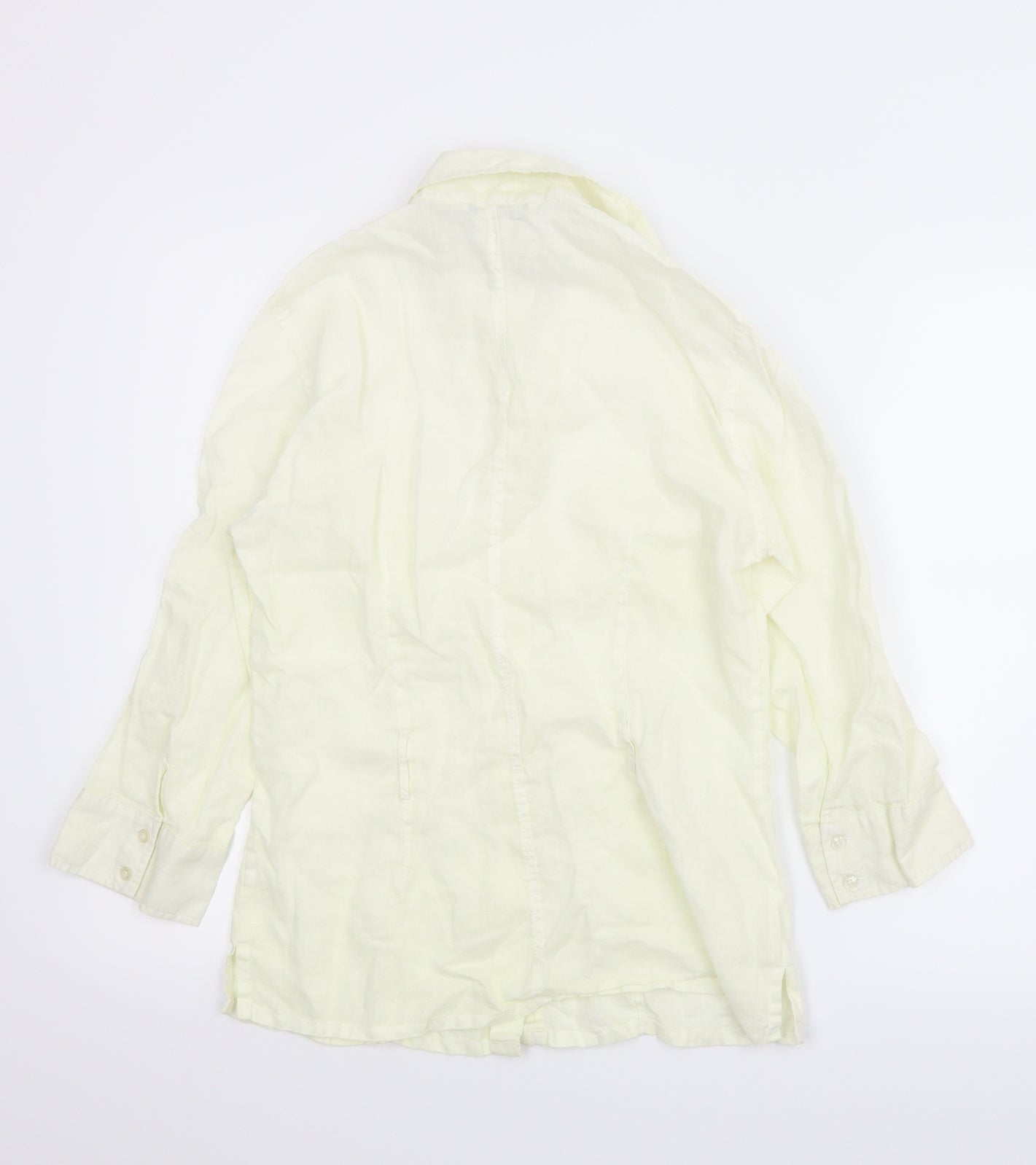 Zara Womens Ivory   Basic Button-Up Size M