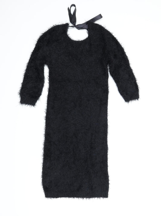 Love Pink Boutique Womens Black   Jumper Dress  Size S