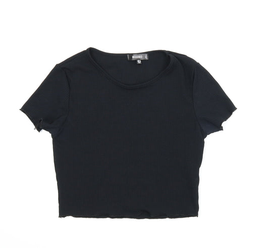 Missguided Womens Black   Basic Blouse Size 12