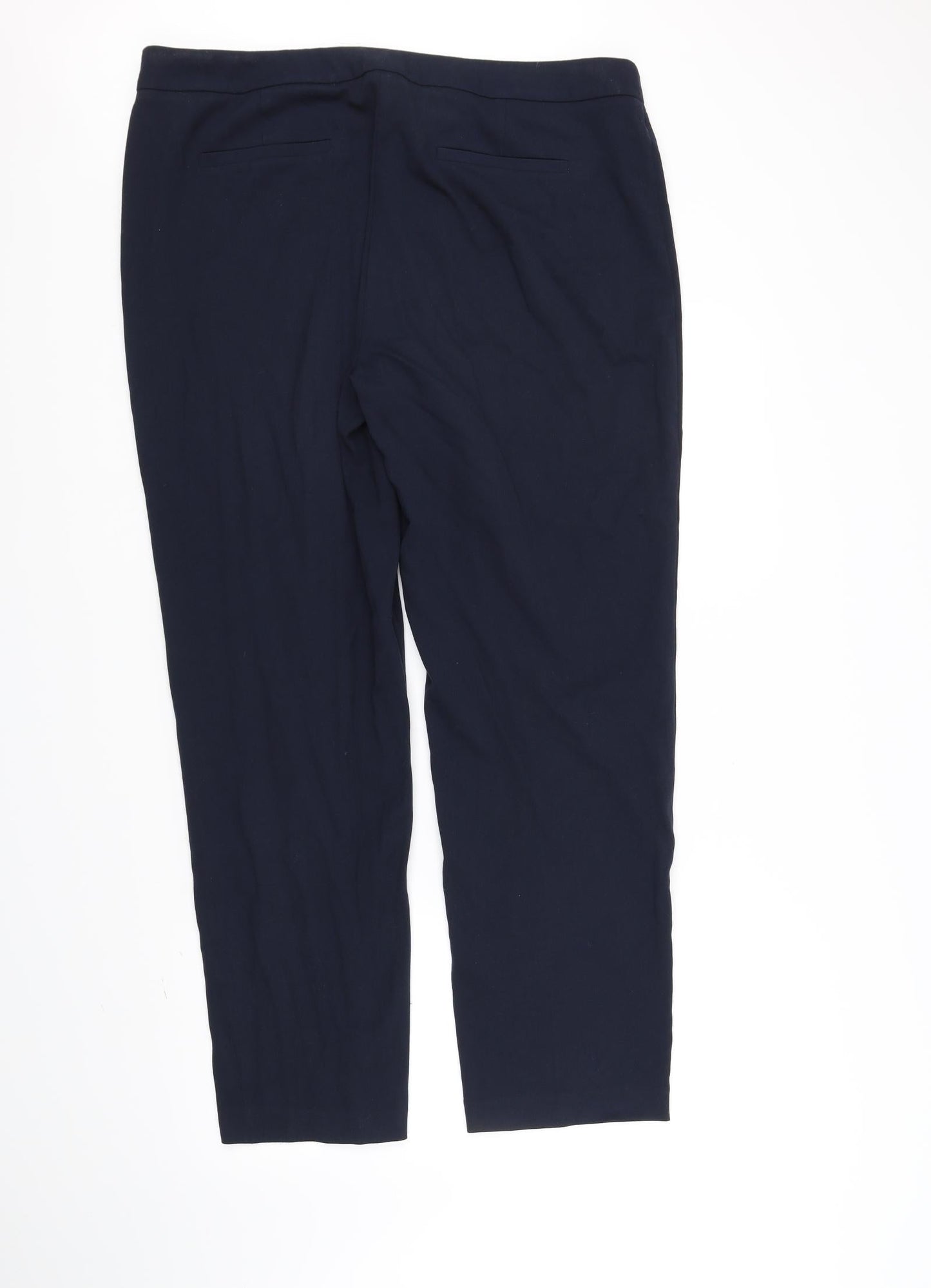 Marks and Spencer Womens Blue   Trousers  Size 18 L33 in