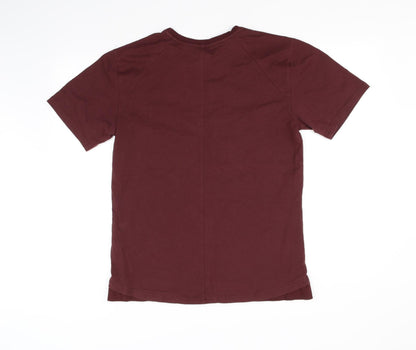 Preloved MANIRE DE VOIR Womens Purple   Basic T-Shirt Size M - Back