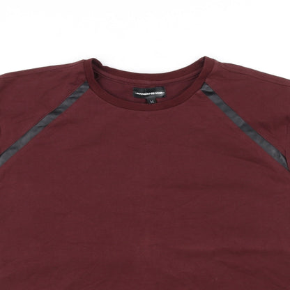 Preloved MANIRE DE VOIR Womens Purple   Basic T-Shirt Size M - Detail