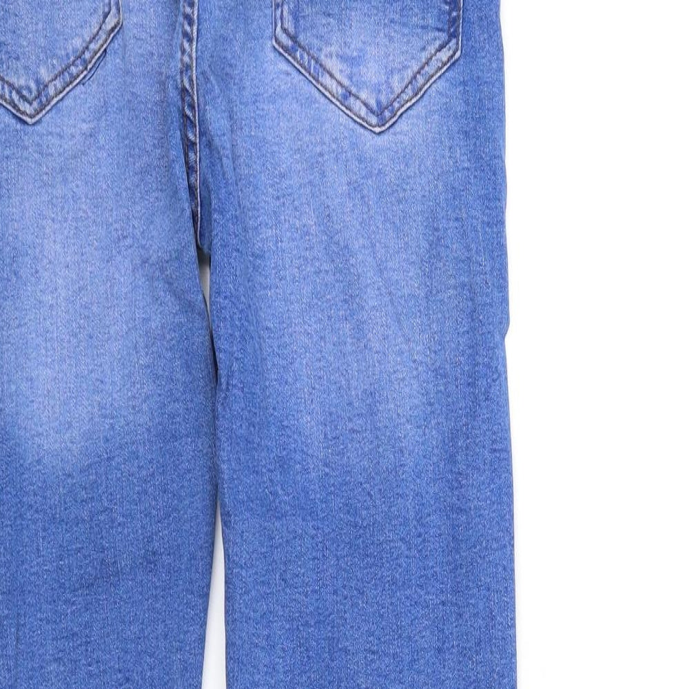 deniem & co Womens Blue   Straight Jeans Size M L30 in