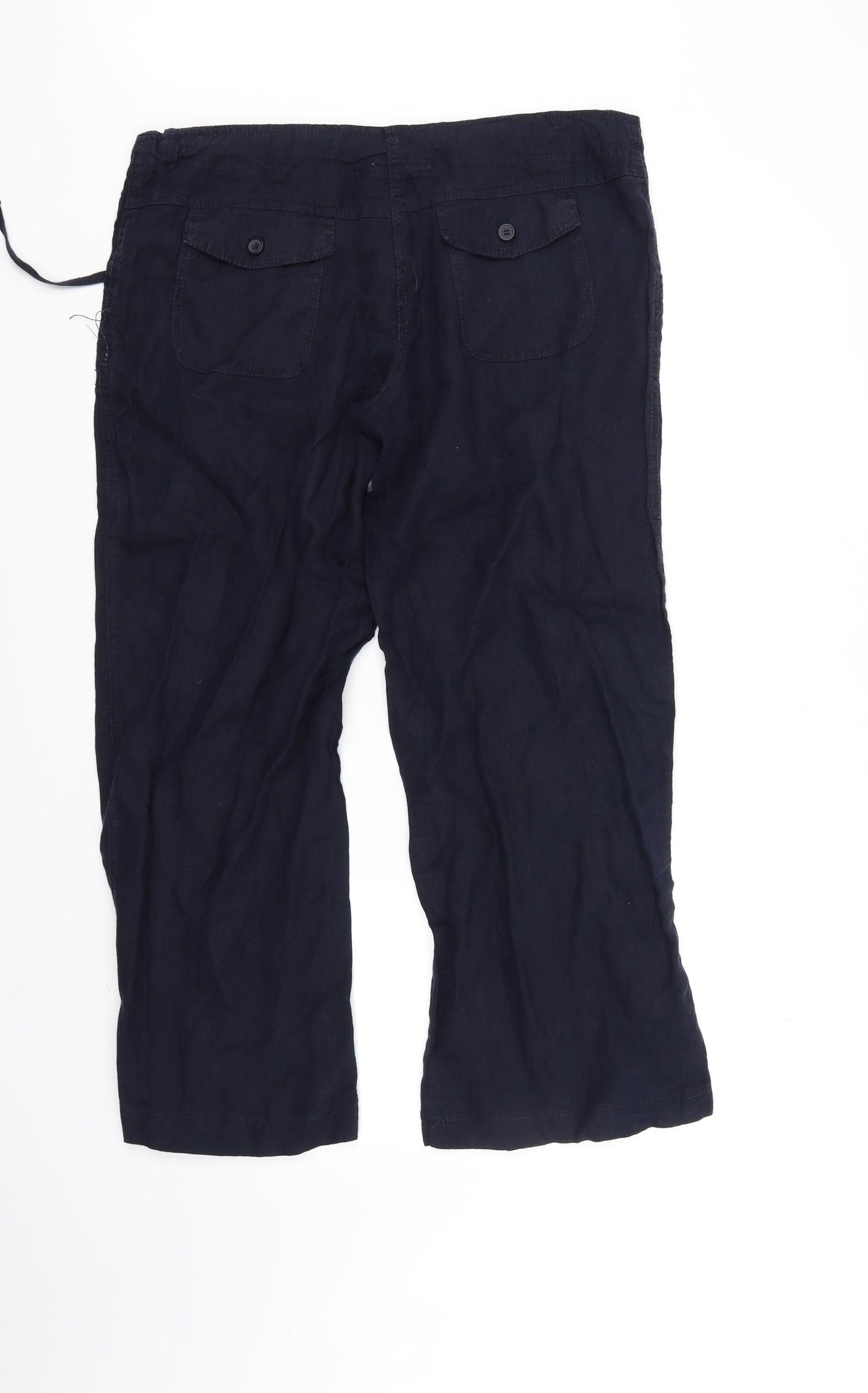 Marks and Spencer Womens Blue   Trousers  Size 14 L29 in