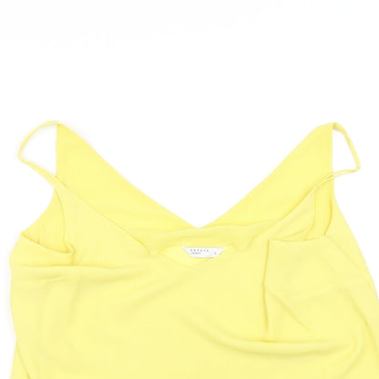 Preloved Papaya Womens Yellow   Basic Tank Size 10 - Detail