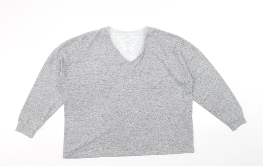 Dorothy Perkins Womens Grey   Pullover Jumper Size 16