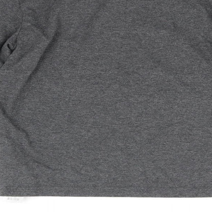 Preloved Avon Boys Grey   Basic T-Shirt Size 9-10 Years - Label