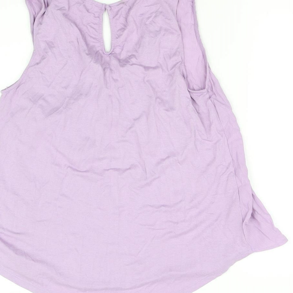 Apricot Womens Purple   Basic T-Shirt Size 12