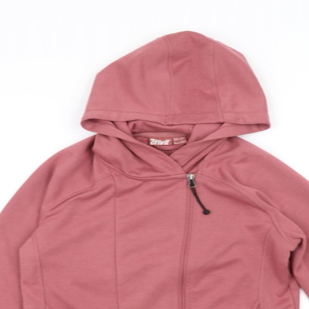 Critvit Womens Pink   Full Zip Jumper Size 10