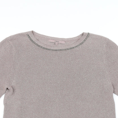 Preloved NEXT Womens Beige   Pullover Jumper Size 12 - Detail