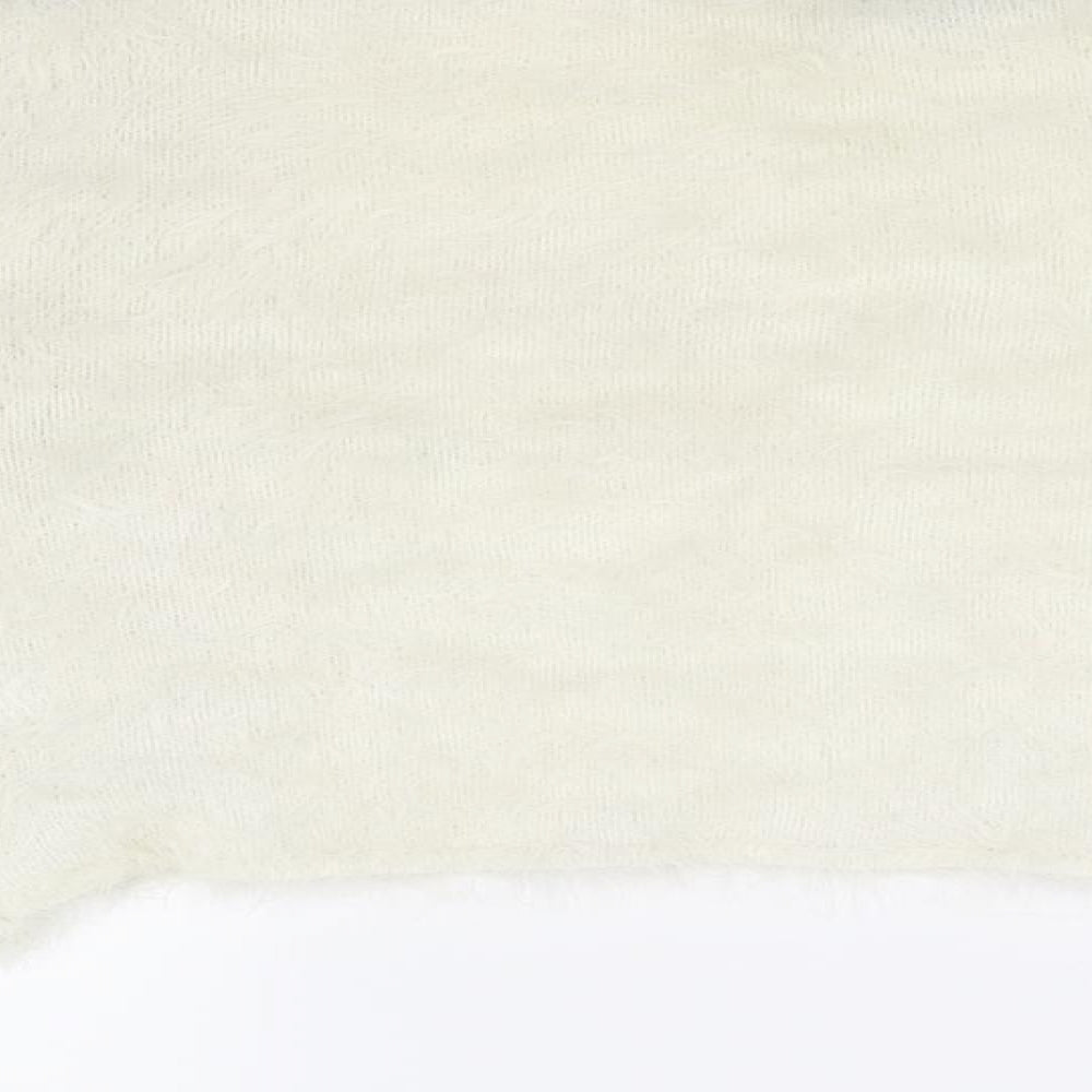 CMD Womens White   Cardigan Jumper Size M