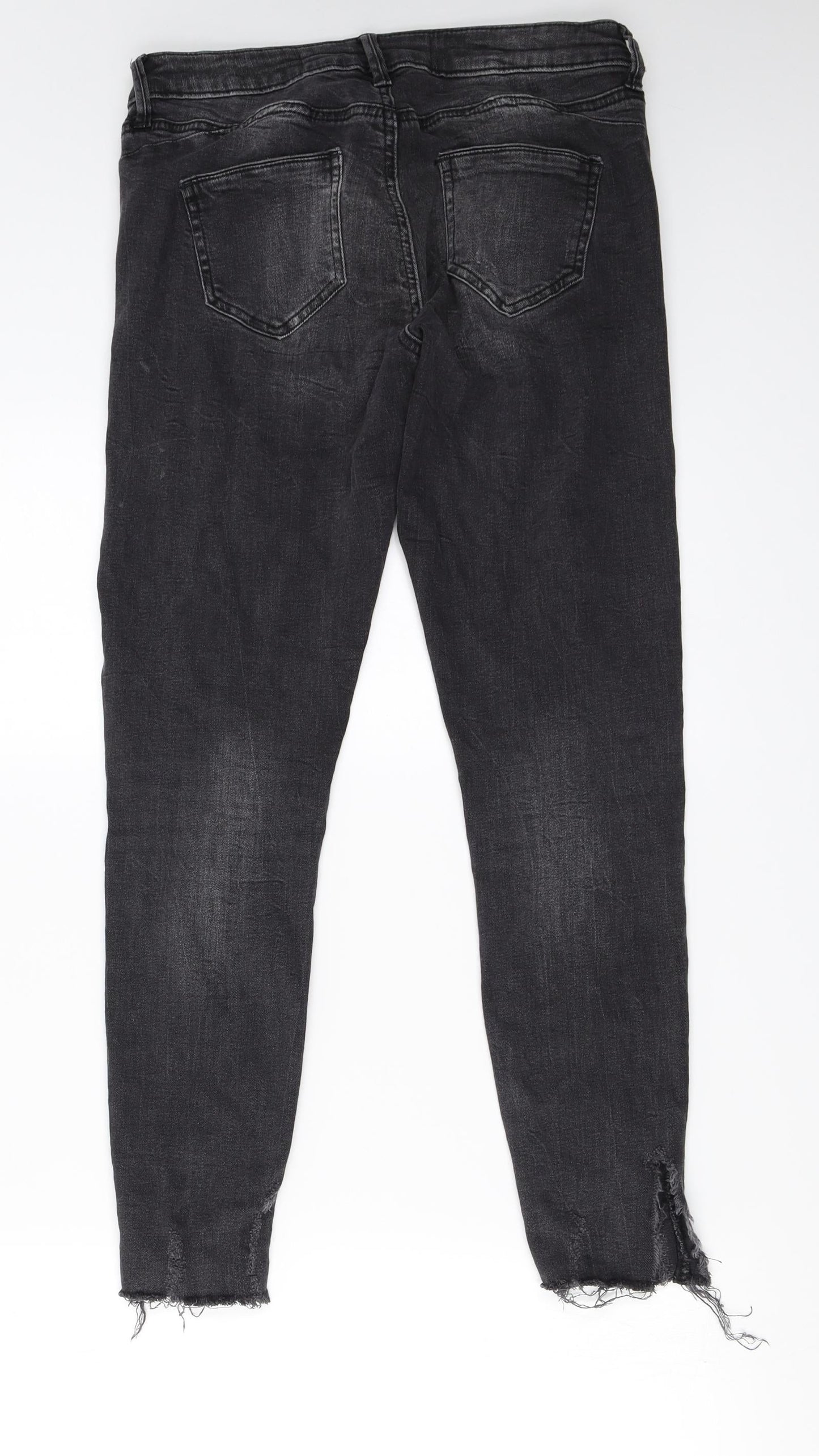 denim co Womens Black   Skinny Jeans Size 8 L24 in