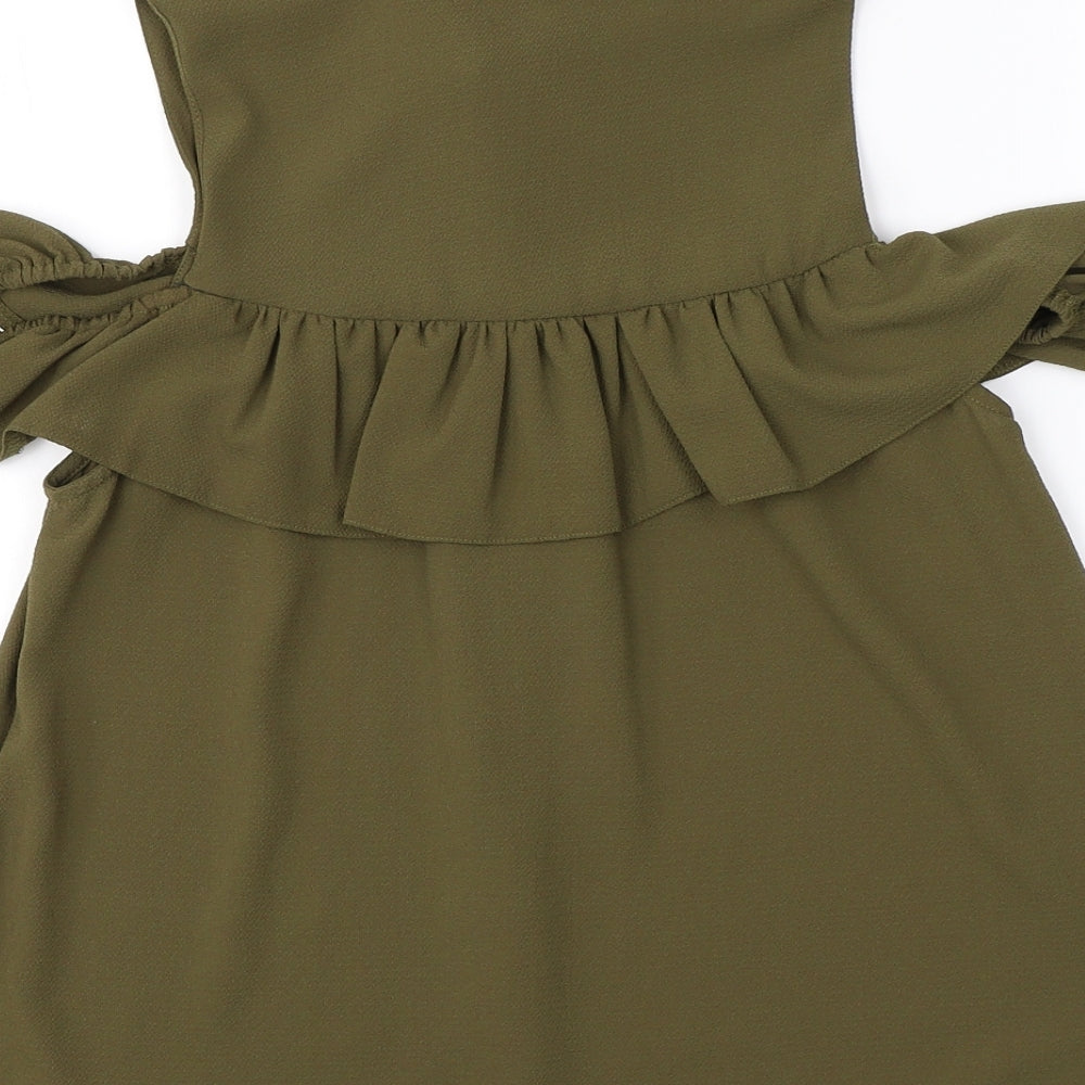 New Look  Womens Green   Basic Blouse Size 8