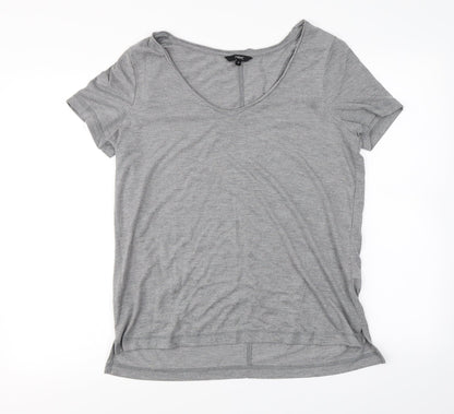 Preloved NEXT  Womens Grey   Basic T-Shirt Size 14 - Front