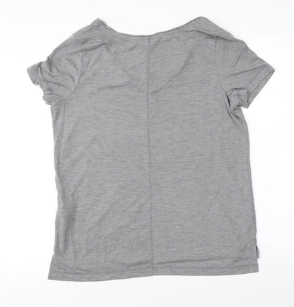 Preloved NEXT  Womens Grey   Basic T-Shirt Size 14 - Back
